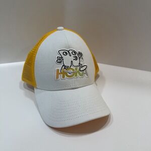 Hoka One Size Adjustable Truckers Cap Snapback Hat Unisex Great Condition.